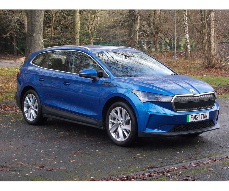 FM21TNN BLUE SKODA Enyaq (62KWh) for sale for £28,995 in United Kingdom ...