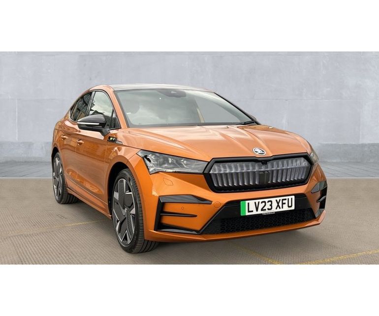 LV23XFU ORANGE SKODA Enyaq (82KWh) for sale for £43,950 in United ...