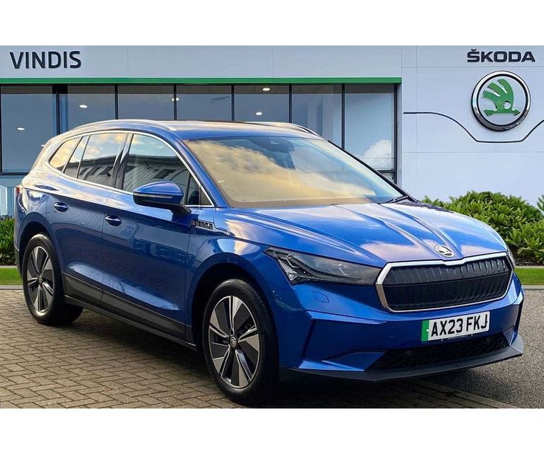 AX23FKJ BLUE SKODA Enyaq (82KWh) for sale for £39,900 in ...